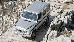 Mercedes G-class Mercedes-Benz silver cars Car vehicle