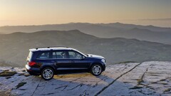 Mercedes GL Car vehicle blue cars Mercedes-Benz