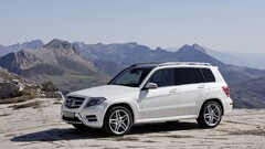 Mercedes GLK white cars vehicle Mercedes-Benz Car