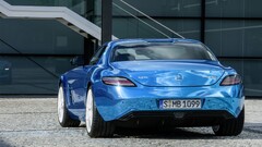 mercedes sls blue cars vehicle Car Mercedes-Benz