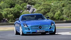 mercedes sls Car blue cars vehicle Mercedes-Benz