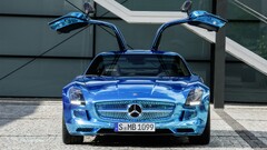 mercedes sls Car blue cars vehicle