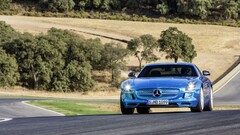 mercedes sls Car Mercedes-Benz blue cars vehicle