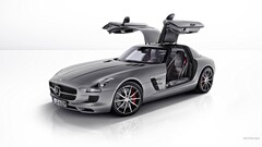 mercedes sls Car Mercedes-Benz numbers silver cars vehicle