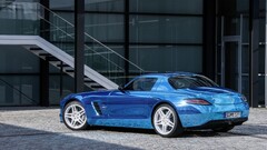 mercedes sls Mercedes-Benz blue cars Car blue vehicle