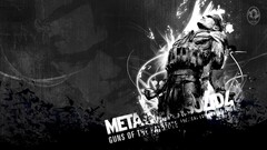 metal gear solid Metal Gear Solid 4 monochrome video games