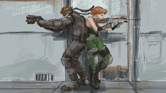 metal gear solid solid snake gun aiming video games
