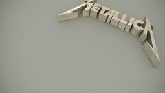 Metallica heavy metal thrash metal Music 3d Typography band logo