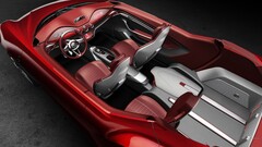 MG Icon concept cars red cars vehicle car interior