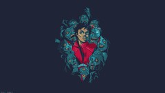 Michael Jackson artwork Simple Background