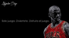 Michael Jordan typographic portraits chicago bulls basketball