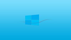 microsoft windows blue lines gradient cyan logo abstract