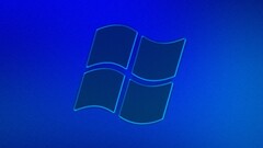microsoft windows logo blue background Simple Background