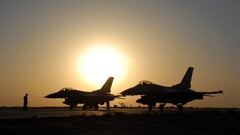 military aircraft airplane jets silhouette sun Aircraft