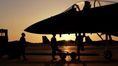 military aircraft airplane jets sky silhouette sunlight military