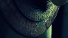 military macro dark metal