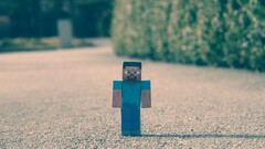 minecraft carton box outdoors