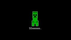 minecraft creeper video games black dark