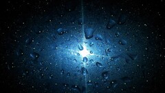 Minimalism abstract water drops