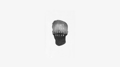 Minimalism artwork Typography monochrome head Simple Background