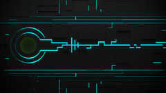 Minimalism blue aqua digital art circuitry black artwork Movies