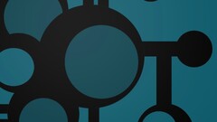 Minimalism blue background abstract