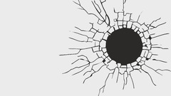 Minimalism broken artwork Simple Background monochrome