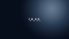 Minimalism chemistry caffeine Science digital art Typography