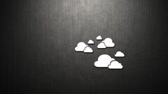 Minimalism clouds digital art monochrome texture