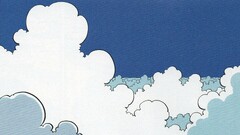 Minimalism clouds sky artwork