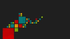 Minimalism colorful abstract square Simple Background