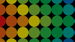 Minimalism colorful circle