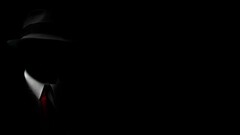 Minimalism dark black Noir