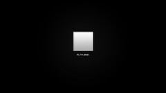 Minimalism dark black Pixels white square black background