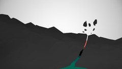 Minimalism digital art abstract