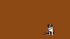 Minimalism dog Simple Background Animals humor Mammals