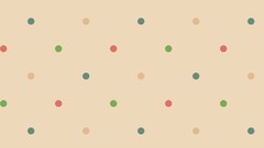 Minimalism dots simple Beige beige background colorful