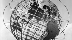 Minimalism Earth globes gray