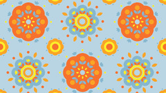 Minimalism Flowers pattern