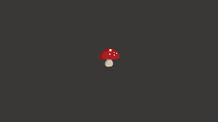 Minimalism food mushroom