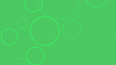 Minimalism Green circle green background