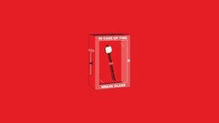 Minimalism humor red red background