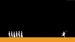 Minimalism Katana samurai