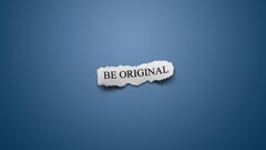Minimalism Simple Background blue background Typography