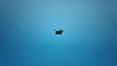 Minimalism Simple Background mice artwork blue background xfce