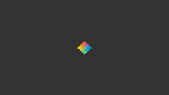 Minimalism square colorful gray