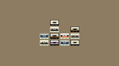 Minimalism Tape vintage cassette digital art Music