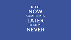 Minimalism text Violet