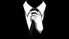 Minimalism tie suits Men artwork monochrome Simple Background