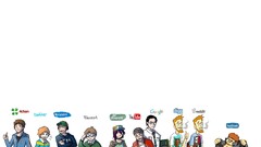 Minimalism Twitter myspace wikipedia deviantart youtube google